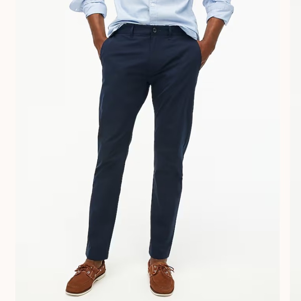 J. Crew Men's Navy Tech Chino Pants